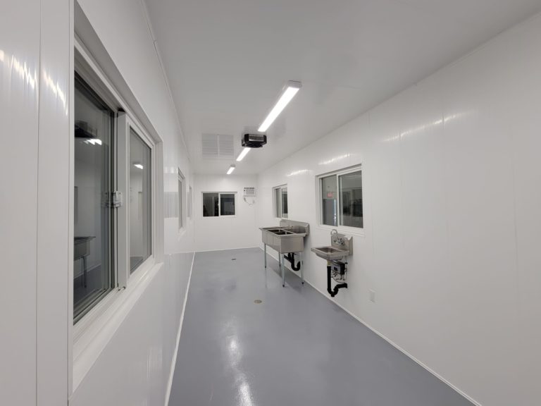 Meat Processing Unit With Walk in Cooler