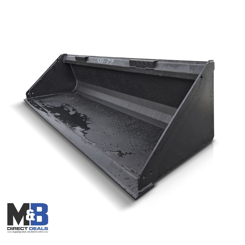 M&B | 72″ Skid Steer Bucket - Custom Cubes