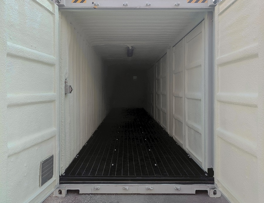 40’HC Chemical Storage w/4 x Side Doors - Custom Cubes