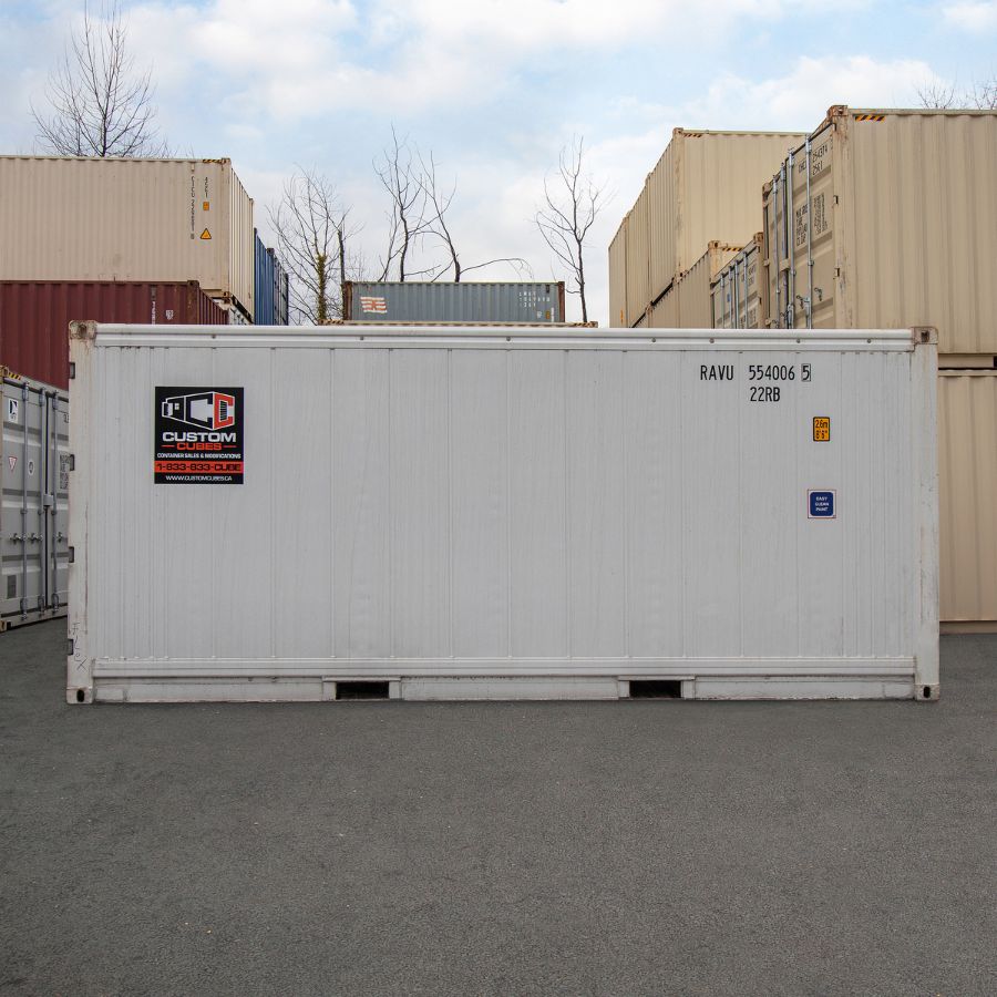 20’ New (1-trip) Refrigerated Container (Working Reefer) - Custom Cubes