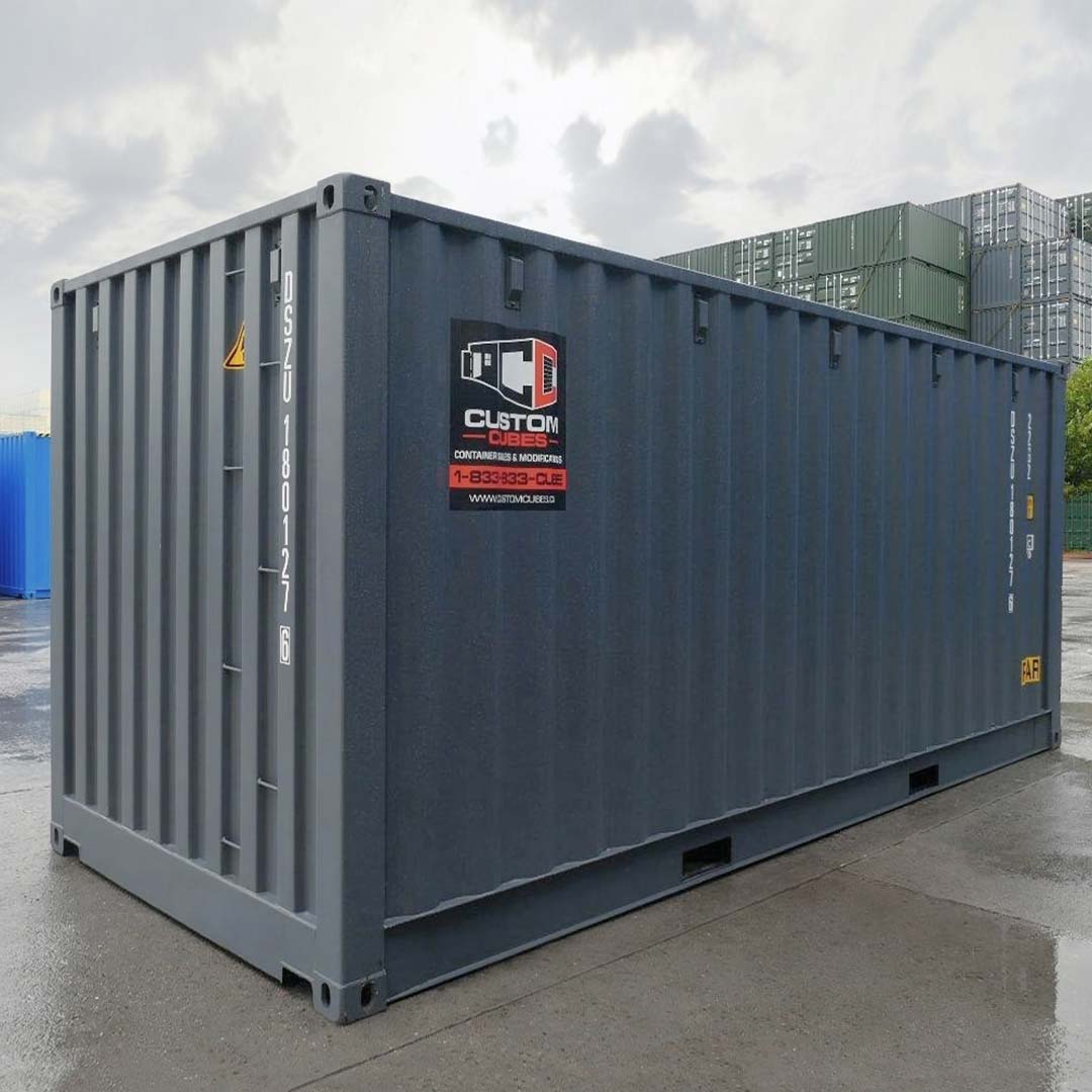 20’ New (1-trip) “Openside” Shipping Container - Custom Cubes