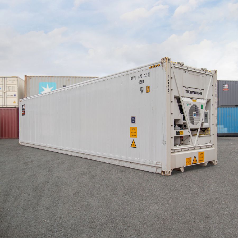 40’HC New (1-trip) Refrigerated Container (Working Reefer) - Custom Cubes