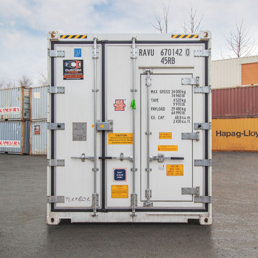 40’HC New (1-trip) Refrigerated Container (Working Reefer) - Custom Cubes