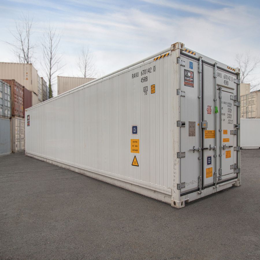 40’HC New (1-trip) Refrigerated Container (Working Reefer) - Custom Cubes