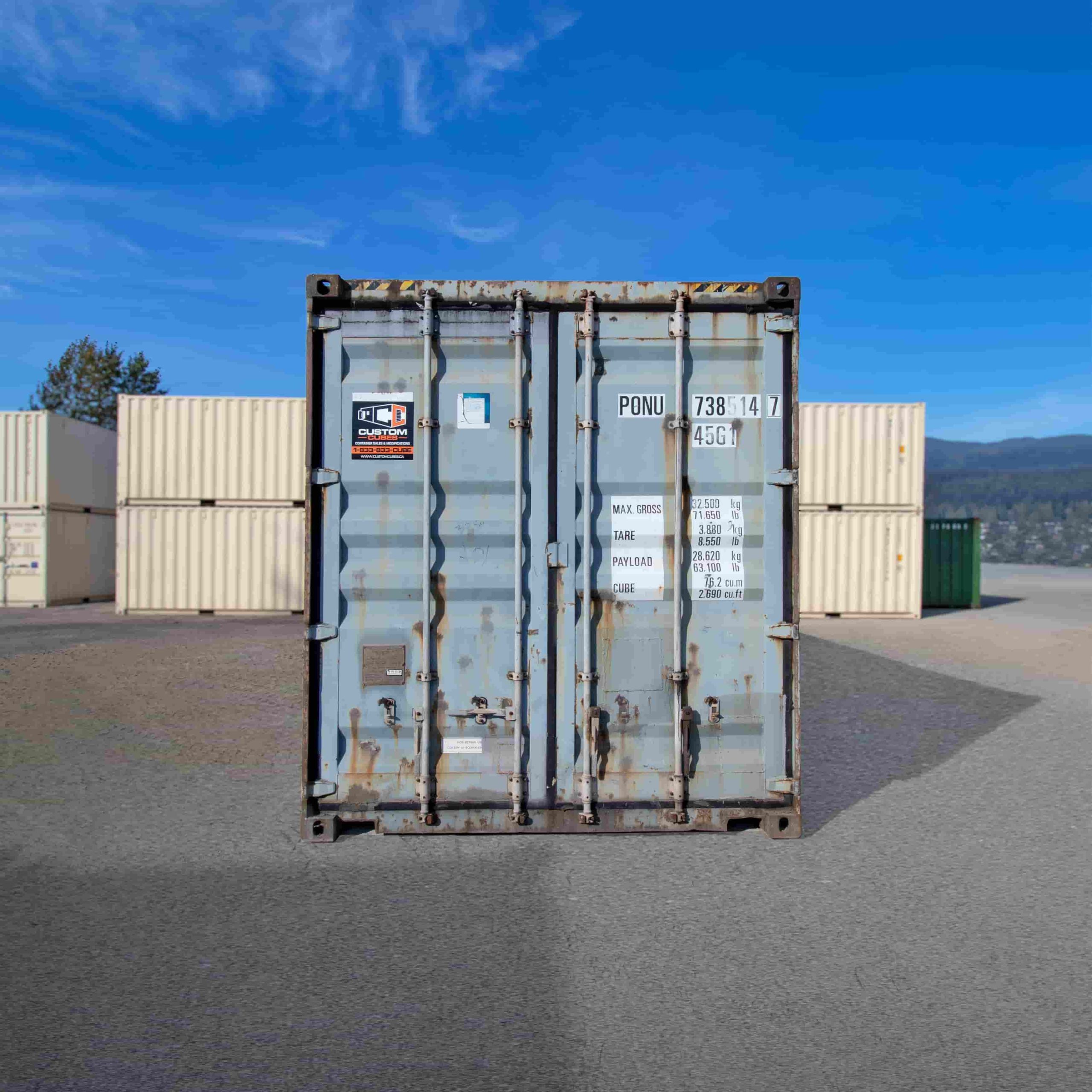 40’HC Used Shipping Container - Custom Cubes