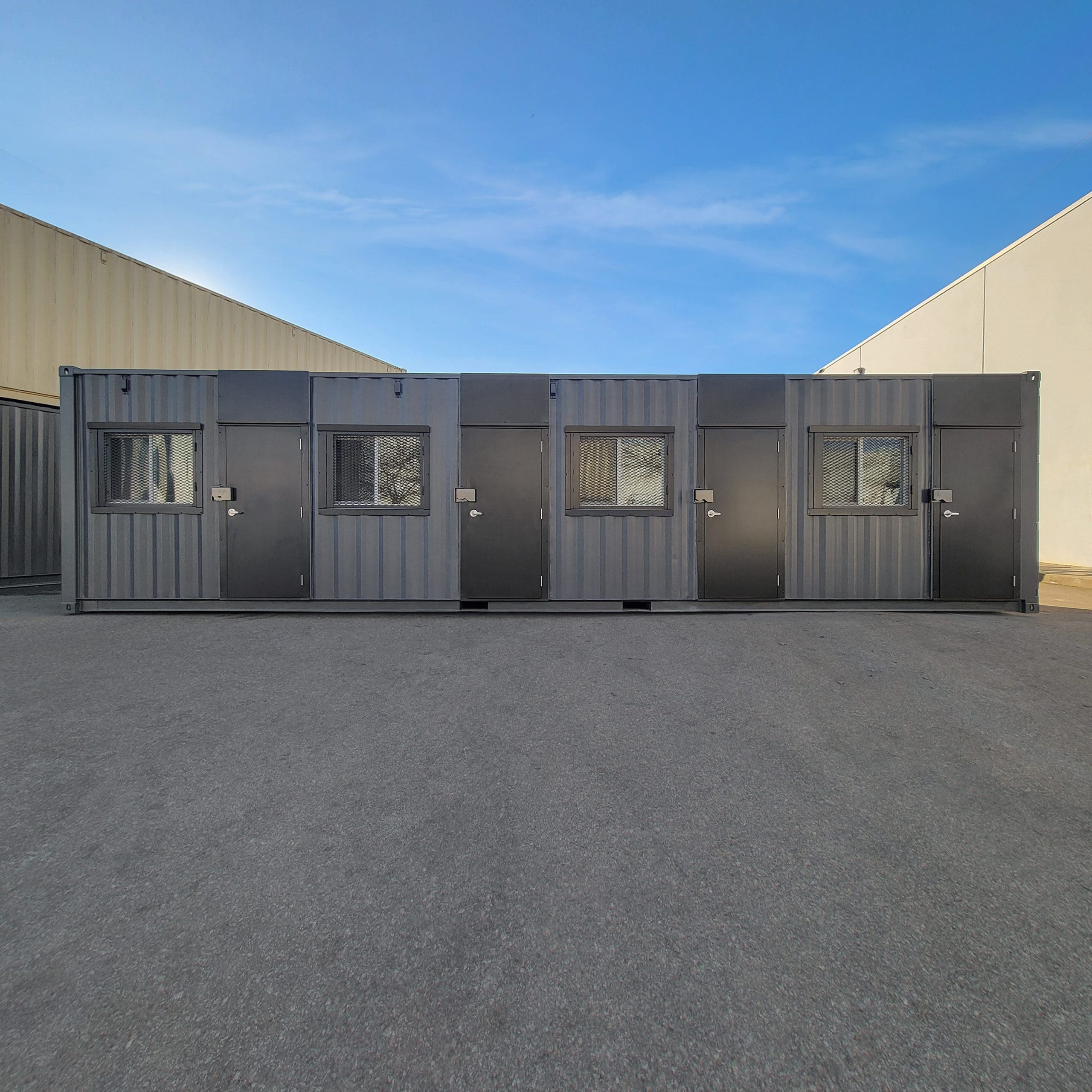 40’ OFFICE CUBE – 4 x Separate Offices - Custom Cubes