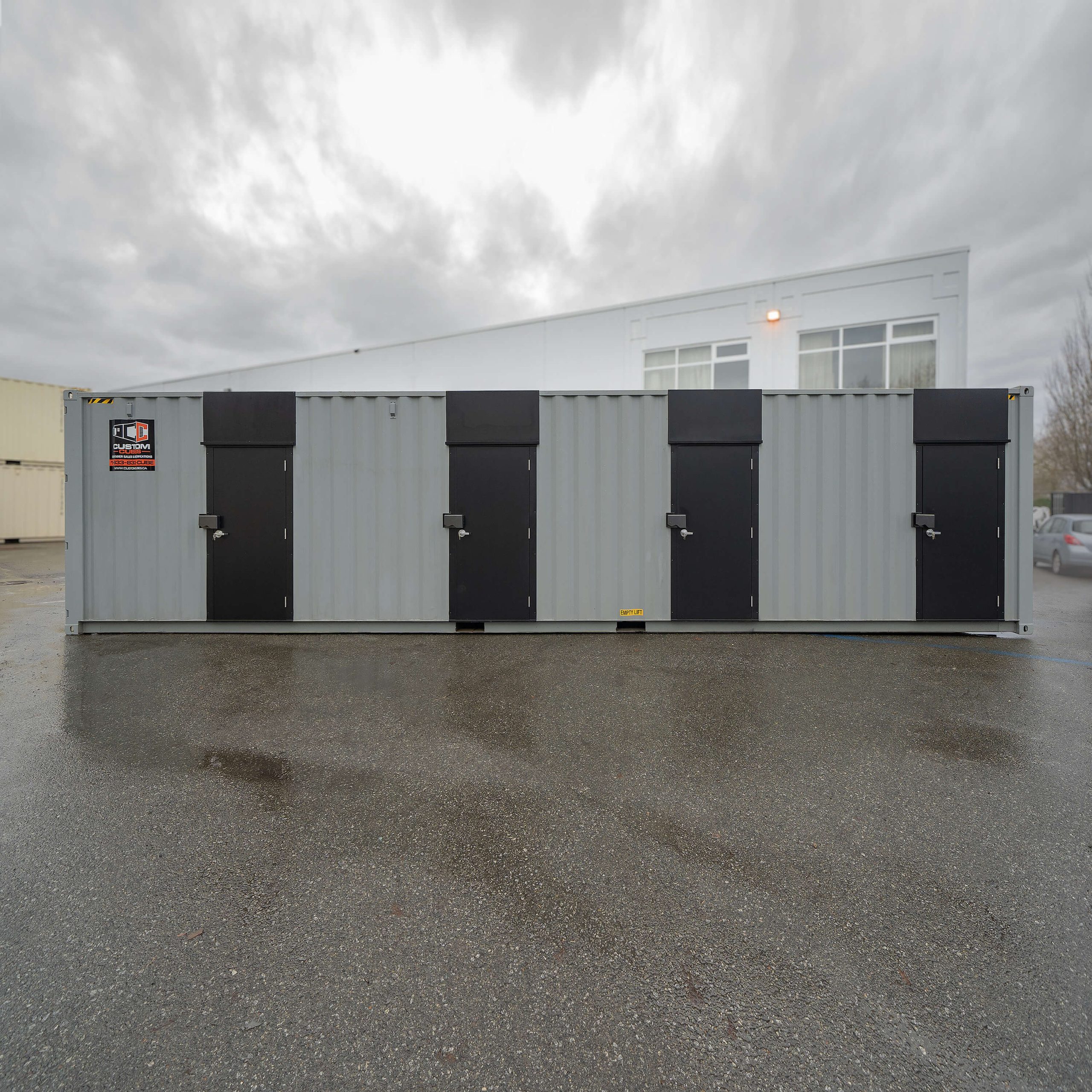 40’ OFFICE CUBE – 4 x Separate Offices - CUSTOM CUBES