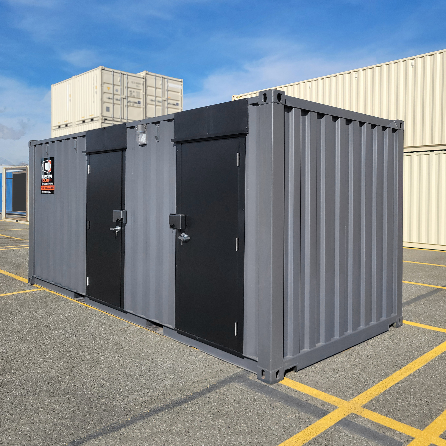 Two Stall Self Contained Lavatory - Custom Cubes