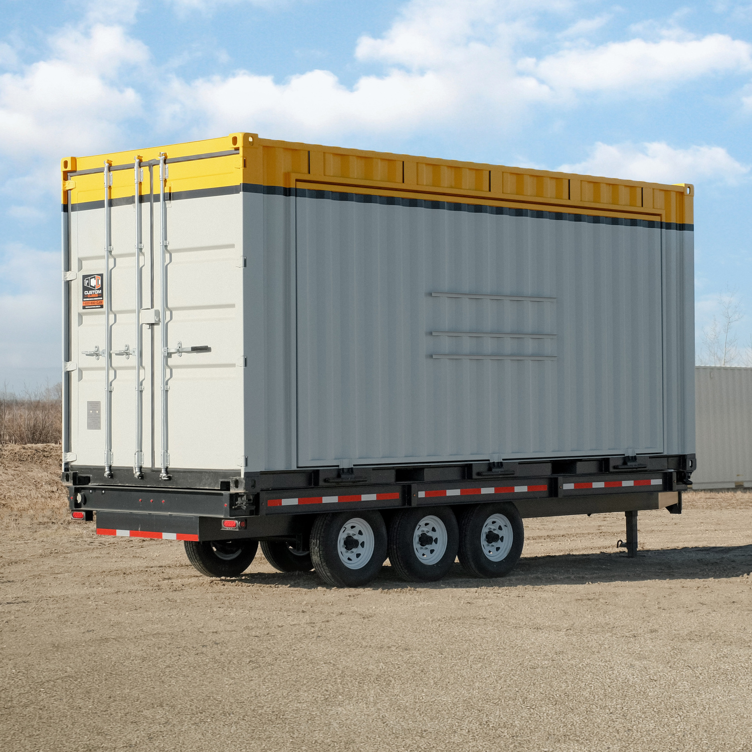 20′ w/ Battery operated drop down wall - Custom Cubes